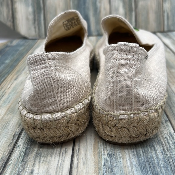 ⭐️Soludos Cherry Embroidered Womens Linen Flat Slip On Espadrilles Shoes 10 - Picture 8 of 12